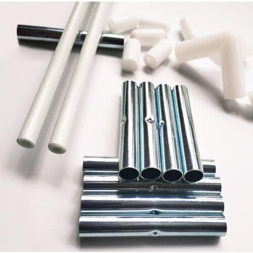 20pcs straight fittings Tent Studio Takeout Box Connector, Yurt Mosquito Net Stand Fitting, balloon arch accessories