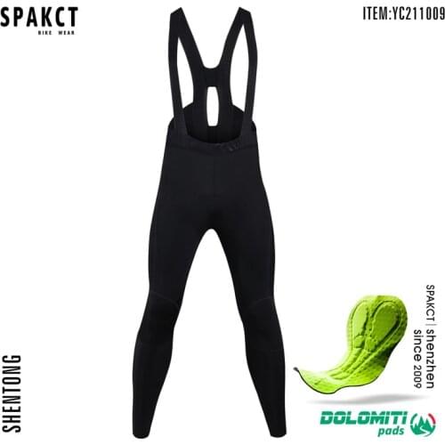 SPAKCT Men / Women Cycling Bib Spring And Summer Mountain Road Bike Equipment Early Autumn Trousers Italian Pants Pads Non-slip