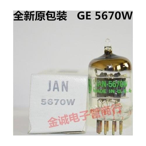 Poisonous Sound American GE5670 Tube Glow Tube Direct Replacement 6N3 6H3n 2C51 Black Screen Ring