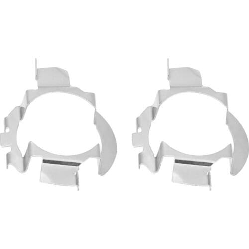 1 Pair H7 LED Headlight Adapter Retainer Holder for BMW Mercedes Benz Audi VW Buick Nissan