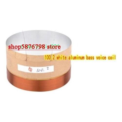 1pcs 100.2mm 8ohm 8Ω speaker woofer voice coil ASV White aluminum Round wire