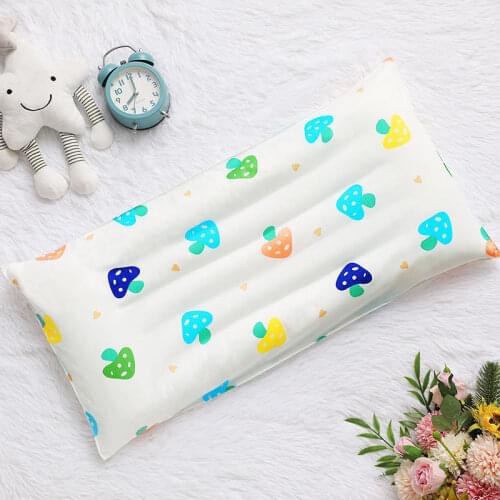 1 Piece Cartoon Animal Printing Baby Pillow 2 Sizes Toddler Pillow Breathable 100% Cotton Kids Baby Pillow 0-3 Years Old Child