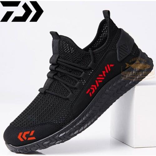 2021 DAWA Fishing Shoes New style low-top net shoes breathable sports casual shoes Outdoor Mountaineering Hiking Sport Shoes