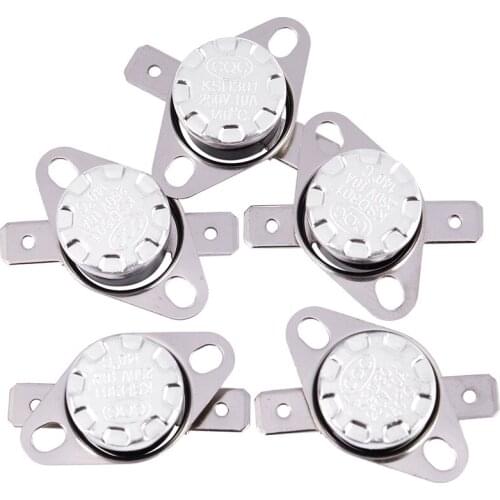 5 x KSD301 Temperature Switch Thermostat 250V 10A 140 Celsius N.C