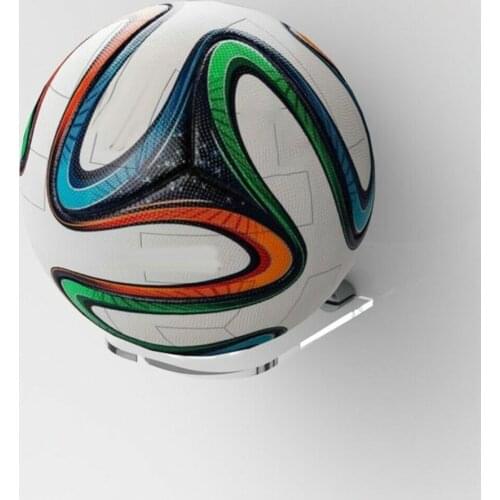 Acrylic Football Display Stand Wall Mounted Ball Holder Household Signed Autographed Basketball Showing Shelf Home Organizer