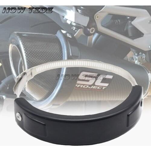 Motorcycle Accessories Universal Fit 100MM-140MM Oval / akrapovic Exhaust Protector Can Cover For Honda Yamaha Suzuki Kawasaki