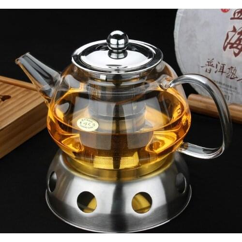 Stainless Steel Teapot Trivets Alcohol Candle Heating Coffee Milk Warm Stove Tea Set Tea Pot Holder Shelf Base Teaware Tea Maker