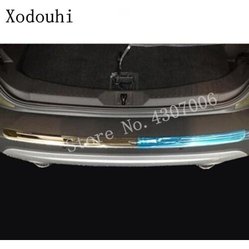 For Ford Kuga Escape 2013 2014 2015 2016 Car Cover Protection Bumper Trim Rear Back Tail Bottom Hoods Pedal Moulding 5pcs