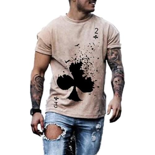 Summer new mens T-shirt oversized hip-hop short-sleeved Harajuku 3D printed T-shirt mens O-neck pullover top quick-drying brea