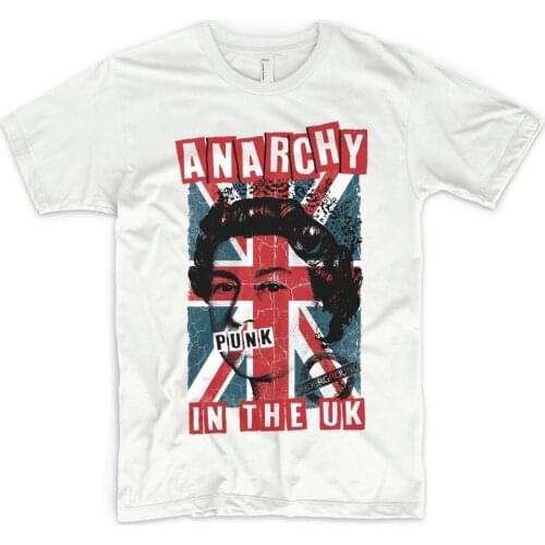 Union Jack T Shirt Flag Anarchy United Kingdom Great Punk God Save The Queen 2019 New Brand-Clothing Fashion Graphic T Shirts