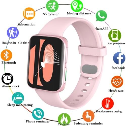 LIGE SmartWatch 2021 Men Bluetooth Call Watch Heart Rate Woman Smart Watches IP67 Waterproof Clock For Android iOS Xiaomi Huawei