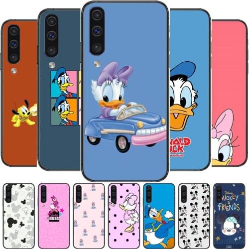 Soft case cartoon mouse disney Phone cover hull For SamSung Galaxy S8 S9 S10E S20 S21 S5 S30 Plus S20 fe 5G Lite Ultra black sof