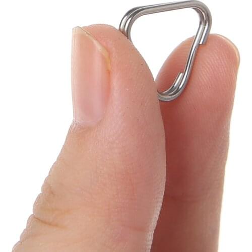 2021 New 10pcs/set Metal Triangle Rings Split Digital Camera Strap Hook Replacement Parts