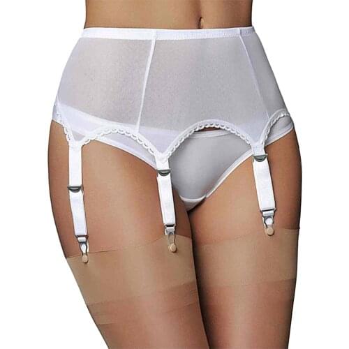 Sexy Gauze Garter For Women Sexy Stockings Accessories Appeal Underwear Can Be Adjusted Buckle Anti-skid Buckle Elastic Garters