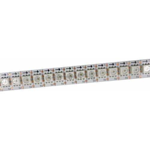 Promotion addressable APA102 144leds/m led strip DC5V input digital led strip White PCB NON-waterproof free shipping