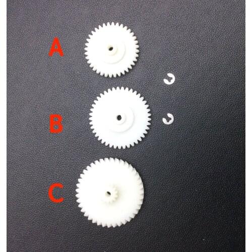 3pcs Helical gear for Philips radio tape recorder D8303 D8403