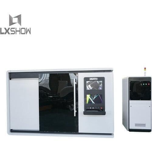 Full coverage CNC fiber laser metal cutting machine