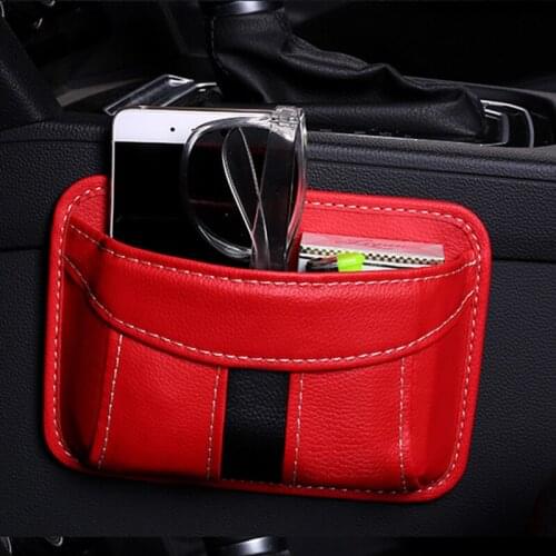 Universal car adhesive PU leather storage box for Nissan Teana X-Trail Qashqai Livina Sylphy Tiida Sunny March Murano Geniss