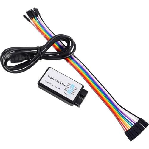 USB 24MHz 8CH 24MHz Logic Analyzer Device Set USB Cable For ARM FPGA M100