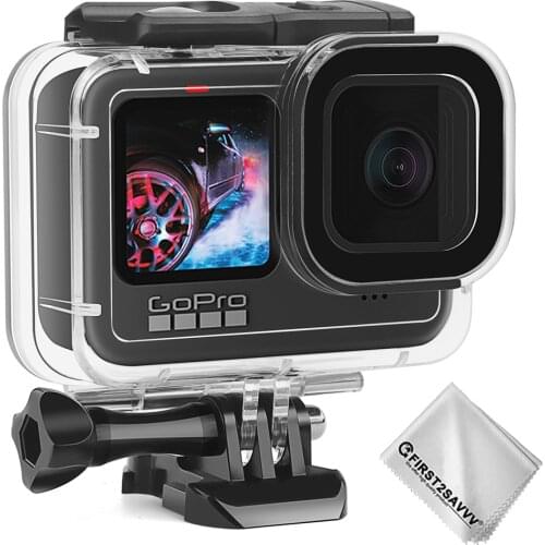 60M Waterproof Case for GoPro Hero 9 Black Underwater Protective Housing Case **Improved version