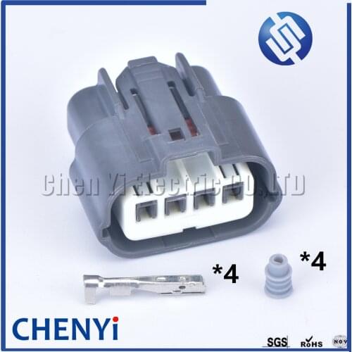 1 sets 4 Pin auto Waterproof plug wiring harness cable connector 6189-0551 MD355556 MAP Sensor Socket For Nissan Toyota Honda