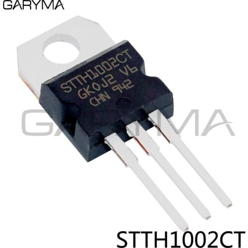 10pcs STTH1002CT High Efficiency Ultrafast Diode TO-220