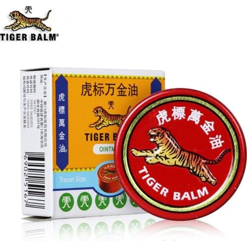 100% Original White Tiger Balm For Headache Toothache Stomachache Pain Relieving Super Extra Strength Pain Relieving Ointment 4g
