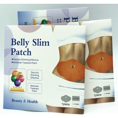 5 Pieces/ Box Slimming Patch New Belly Abdomen Weight Loss Fat Burning Slim Patch 100 Natural Ingredients