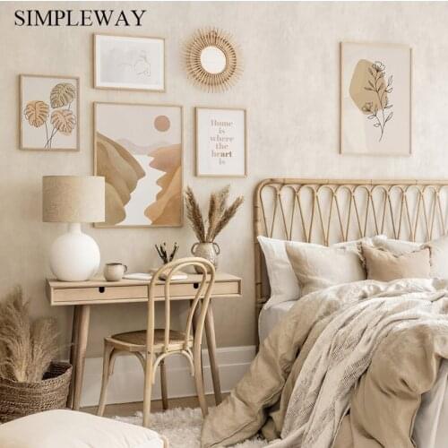 Abstract Graphics Illustration Canvas Painting Indie Pop Decoration Poster Boho Style Print Bohemia Wall Art Picture Home Decor