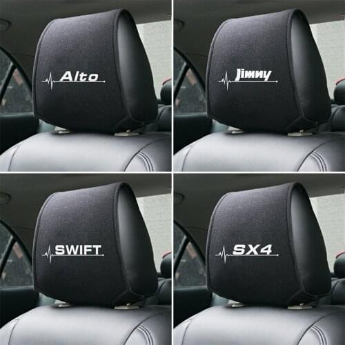 1pcs Interior accessories Universal Size Hot car headrest cover for Suzuki SWIFT VITARA SX4 Accessories Car Styling