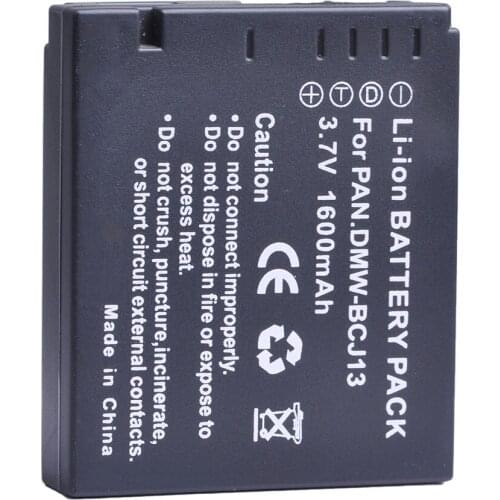 DMW-BCJ13 1600mAh DMW BCJ13 BP-DC10 Camera Battery for Panasonic Lumix DMC-LX5 LX5GK LX5K LX5W LX7 LX7GK LX7K Camera
