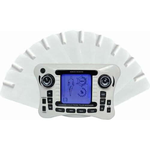 3008B Electrical Stimulator Tens Massage And Relaxation Machine Neck Knee Pain Relief Device With 10Pcs Electrode Pads