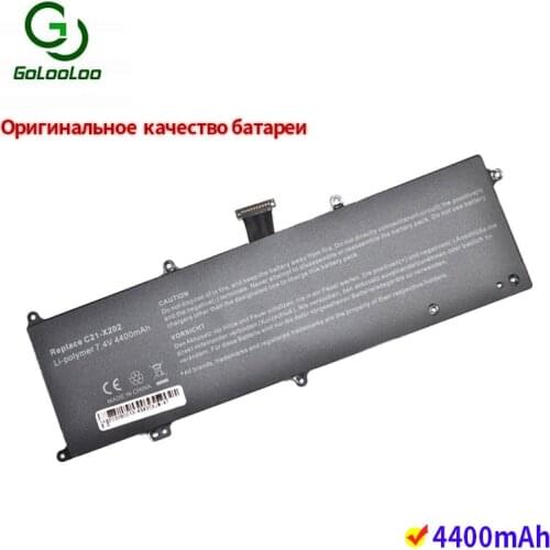 Golooloo 7.4v 4400mAh laptop battery for Asus S200 S200E S200E-CT209H CT243H CT198H X202 X202E X201 X201E C21-X202 C21X202