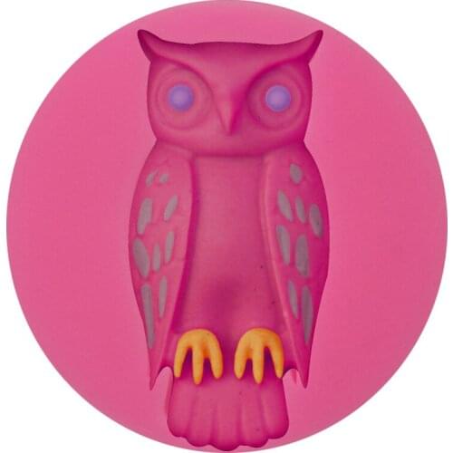 Halloween series owl modeling silicone mold DIY hand soap chocolate turning sugar baking cake gypsum dripping tool