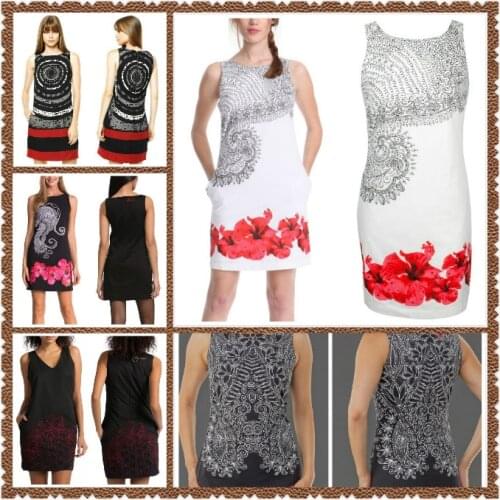 Spanish Sleeveless Printed Dress