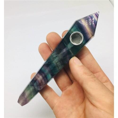 15cm natural quartz crystal smoking pipes wands reiki healing gifts wholesale price 2pcs filter and 1pcs brush healing