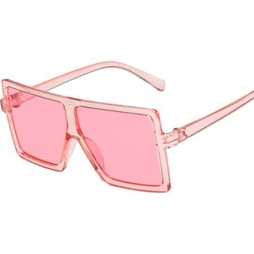 Fashion Square Sunglasses Kids Brand Designer Oversized Sun Glasses For Boys Girls Black Pink Gradient Mirror Oculos De Sol
