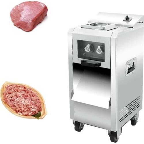 New Upgrade Meat Slicer Commercial Cut Fish Slice Cutting Machine Electric Meat Slice Home Automatic Vegetable Cutting Machine