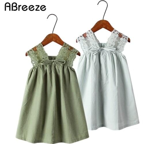 New Retro style summer children dresses fashion candy color kids lace dresses for girls 2-11 years baby girls beach dresses