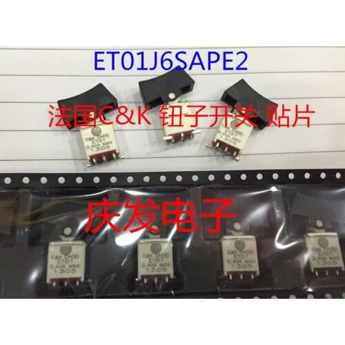 Original new 100% toggle switch 3pin 2 gear SMD 0.4VA MAX ET01J6SAPE2