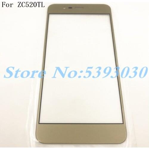 Original 5.2" For Asus Zenfone 3 Max ZC520TL X008D Mobile phone lcd Outer Touch Screen Front Glass Lens Cover Panel Parts