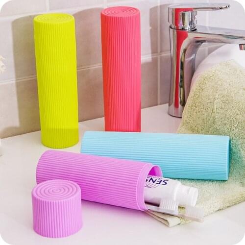 Travel Portable Toothbrush Storage Box Outdoor Toothpaste Holder Organizer Toothbrush Case Container Cup Bathroom Accessories