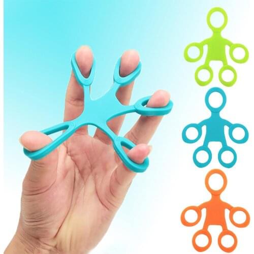Finger Stretcher Hand Resistance Bands Extensor Exerciser Grip Strengthener