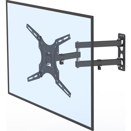 Adjustable Wall Mount TV Bracket Rack Rotatable TV Stand With Rotating Swivel Flexible Monitor Holder Support for 26-55'' Screen