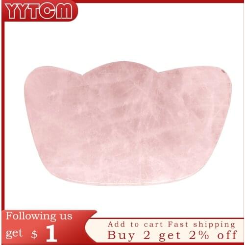 Rose quartz Massage scraper Guasha Scraping Beauty Kit Simming massage tool gua sha tools spa kit