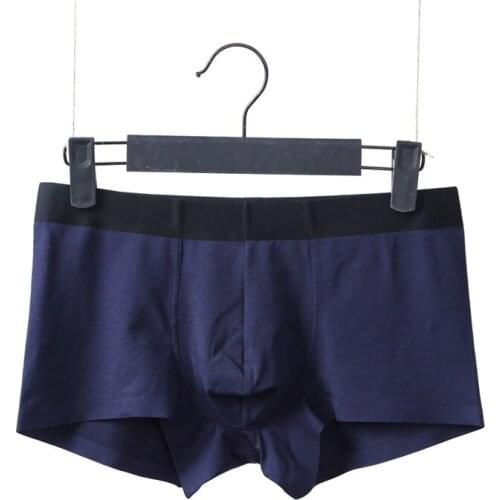 Sexy Mens Cotton Underwear Ice Silk Slip Bulge Panties For Man Seamless Plus Size Boxer Shorts Lingerie cueca Pouch Underpants