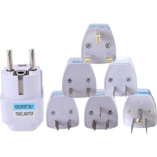 AC Power Socket Plug Universal UK US AU EU Change To General International Standard Power Plug Travel Charger Adapter Converter