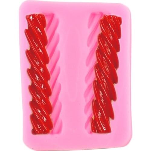 French Fries Silicone Mold Sugarcraft Fondant Cake Decorating Tools Birthday Polymer Clay Candy Mould Chocolate Gumpaste Moulds