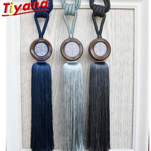 1 PC Chinese style Curtain Accessory Hanging Belt Balls Curtain Tassel Tieback Curtains Accessories Decoration HM687*VT