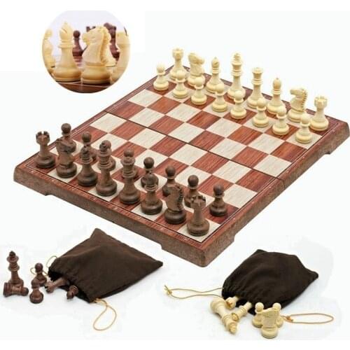 4 Size Magnetic Board Tournament Travel Portable Chess Set New Chess Folded Board International Magnetic Chess Set playing Gift